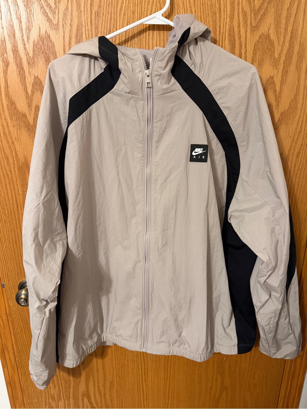 Nike Air Men’s Jacket Gray Black Hooded